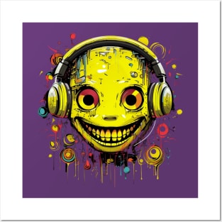 Acid House Smile Face Ready to Bass? Posters and Art